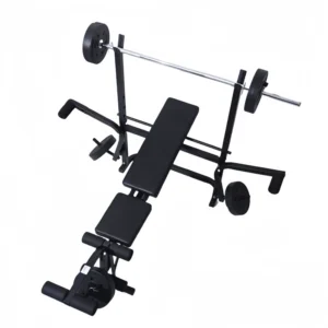 Multi-function weight bench press, home barbell rack, squat rack, fitness equipment for indoor strength training