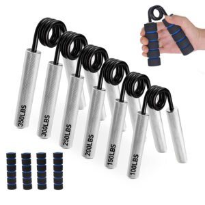 Metal Heavy Hand Grip for Home Fitness, Men's Arm and Wrist Training, Spring Steel Finger Strength Exercise Equipment